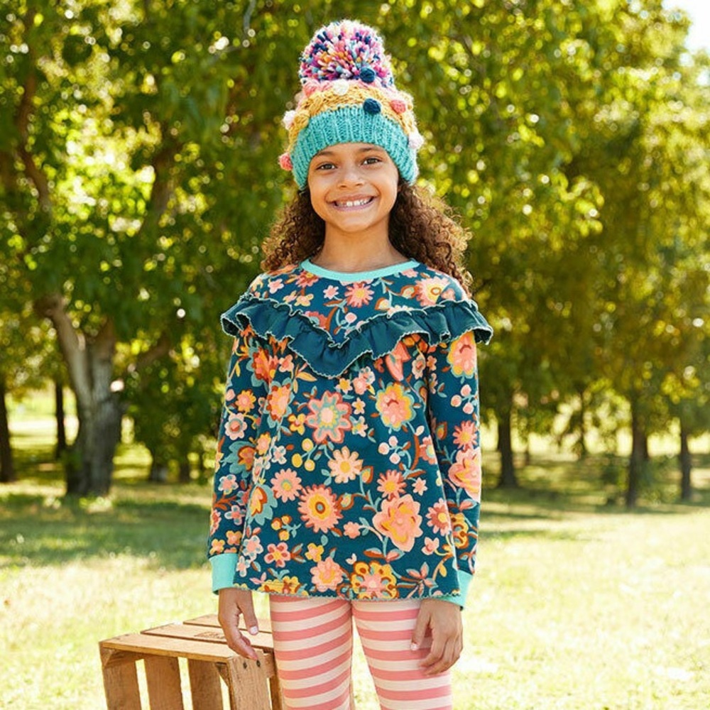 KIDS Matilda Jane Wonderment Flower Forest Tunic • Size 4T